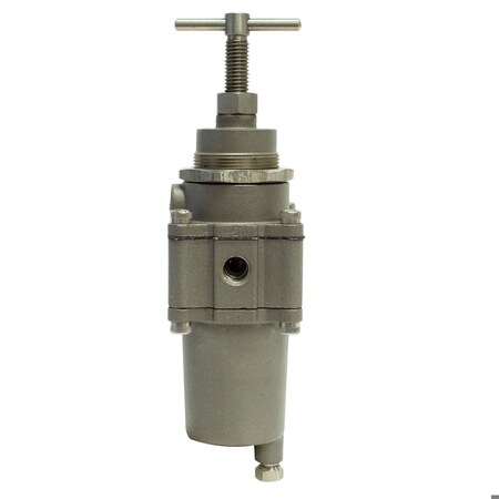 Bellofram Precision Controls Stainless Steel Filter Regulator, Auto Drain, 1 NPT, 3-30 psi 960-616-000
